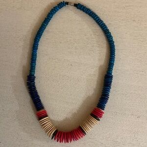 Chunky Heishi Style Beaded Necklace